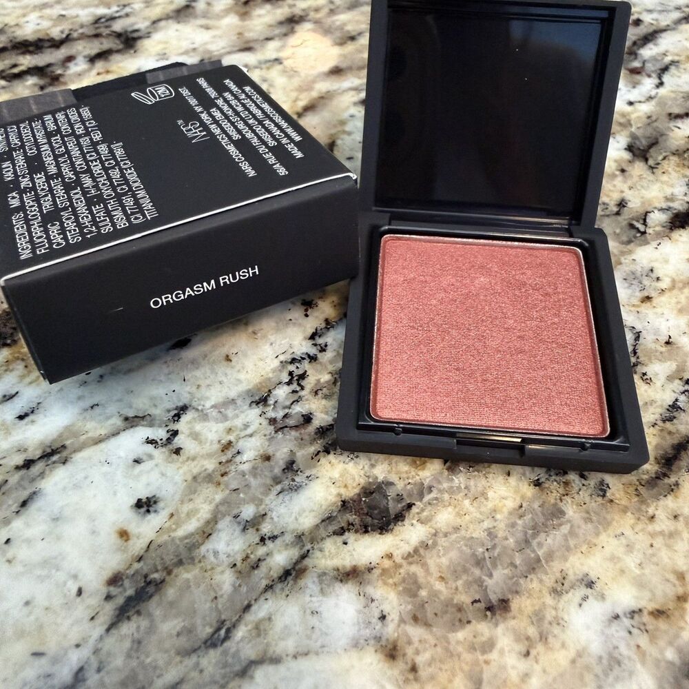 NARS Orgasm Rush Blush Mini 0.09 oz 2.5g Peach Rose Shimmer New in Box